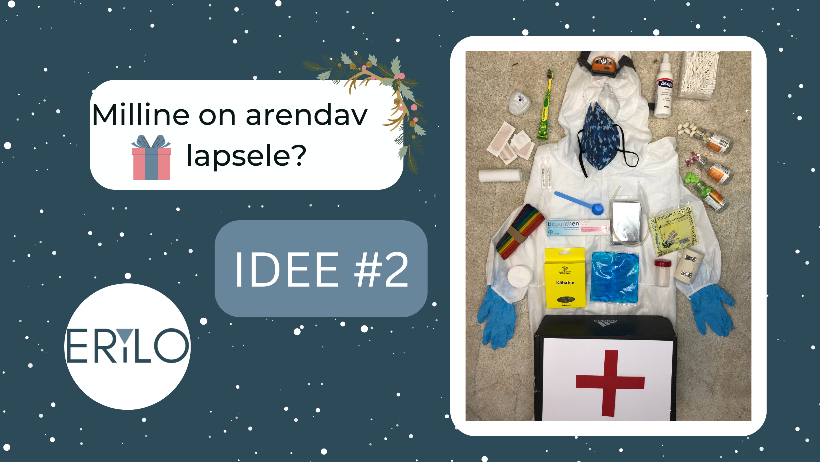 Arendav kingitus lapsele (idee #2): meditsiinipakk